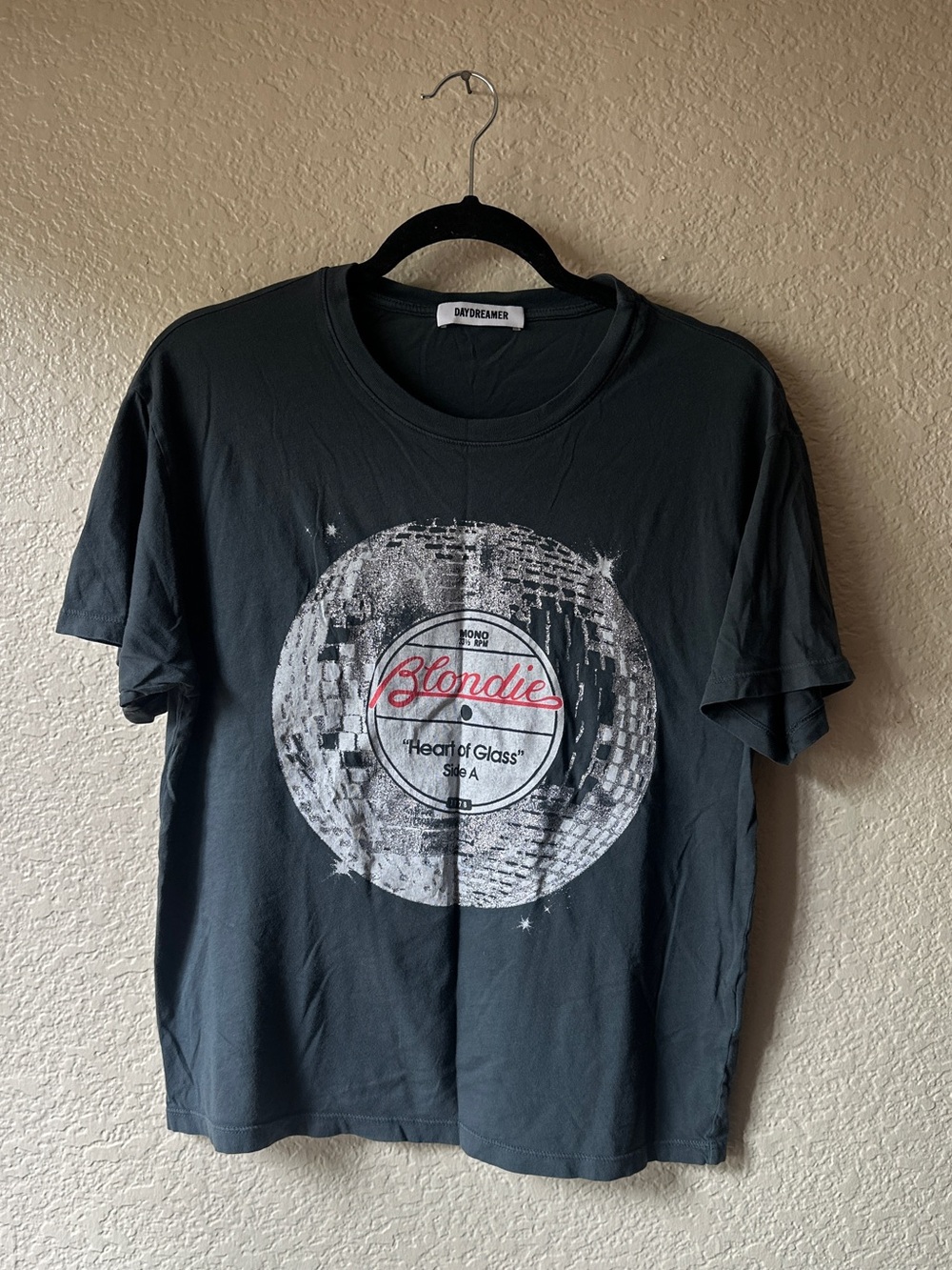 Daydreamer Black Blondie 'Heart of Glass' Graphic Tee - Classic Band Shirt